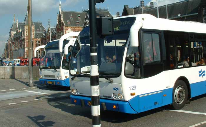 GVB Berkhof Jonckheere DAF SB250 129 & Volvo B7LA 580